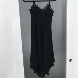 Thea Dora black lace bodice midi dress size 4